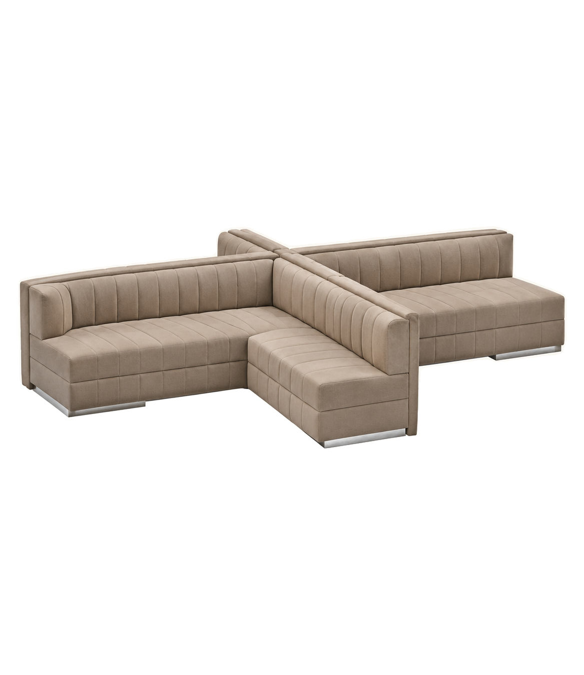 Oculus Entry Bar Banquette Sofa - 08 T-shape