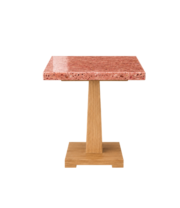 Oculus TA01 – Rose glazed lava stone