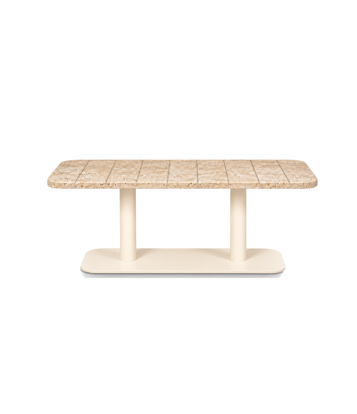 Tanjong F_112 — speckled stone-look top, cream base — high quality