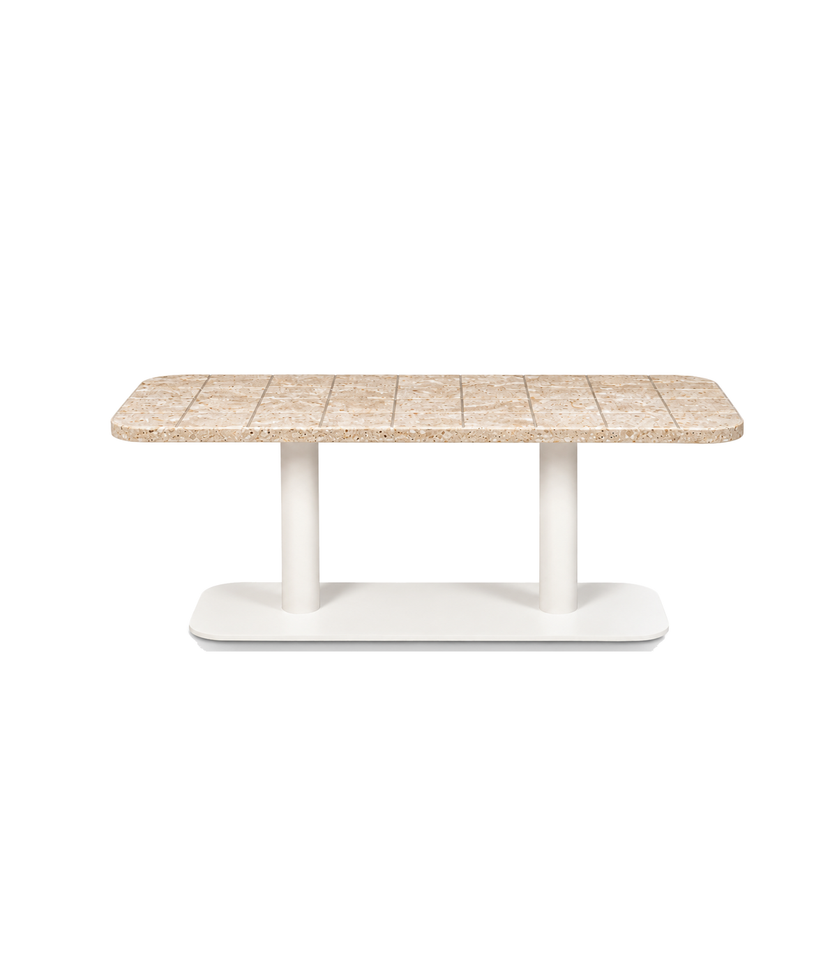 Tanjong F_112 — speckled stone-look top, white base — high quality